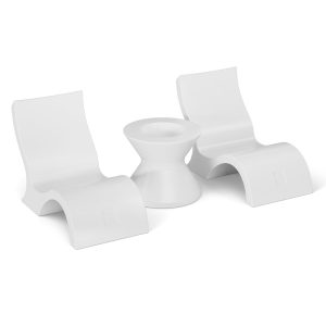 Signature Lowback Chair and Side Table In-Pool Set